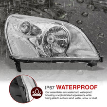 Load image into Gallery viewer, HONDA Pilot 2003-2005 Headlight Chrome Housing Clear Lens Reflector
