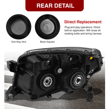 Load image into Gallery viewer, HONDA Pilot 2006-2008 Headlight Chrome Housing Clear Lens Amber Reflector
