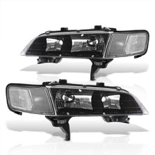 Load image into Gallery viewer, Honda Accord 1994-1997 Factory Style Headlights + Corners Black Housing Clear Len Clear Reflector
