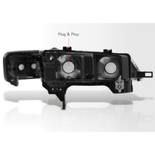 Load image into Gallery viewer, Honda Accord 1994-1997 Factory Style Headlights + Corners Black Housing Clear Len Clear Reflector
