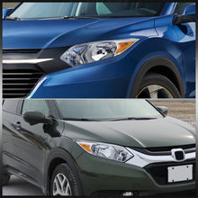 Load image into Gallery viewer, Honda HRV 2016-2018 Headlights Chrome Housing Clear Len Amber Reflector (Halogen Models Only)
