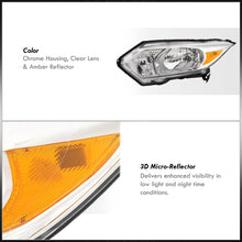 Load image into Gallery viewer, Honda HRV 2016-2018 Headlights Chrome Housing Clear Len Amber Reflector (Halogen Models Only)

