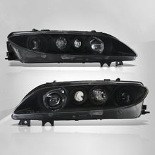 Load image into Gallery viewer, MAZDA 6 2003-2005 Head Lamp Unit w/o Fog STD Black Housing Clear Lens Reflector
