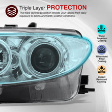 Load image into Gallery viewer, MAZDA 6 2003-2005 Head Lamp Unit w/o Fog STD Chrome Housing Clear Lens Reflector
