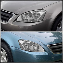 Load image into Gallery viewer, Nissan Altima 2002-2004 Factory Style Headlights Chrome Housing Clear Len Clear Reflector (Halogen Models Only)
