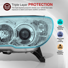 Load image into Gallery viewer, TOYOTA 4Runner 2006-2009 SR5, LTD Head Lamp Unit Chrome Housing Clear Lens Clear Reflector
