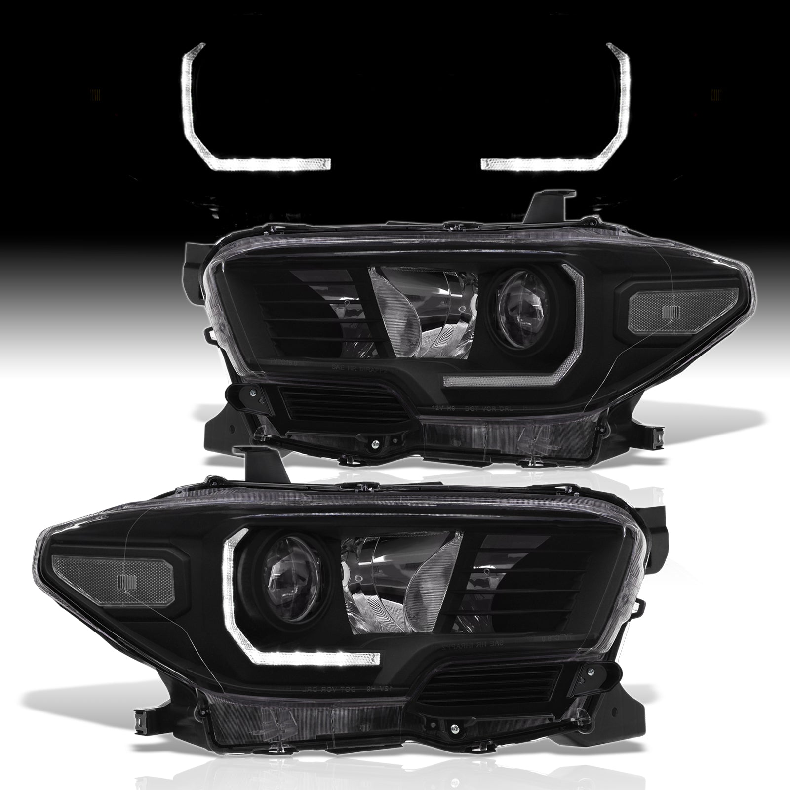 DNA OTORING Pair Of LED Headlights Copatible With 19-24 Ra 1500