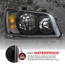 Load image into Gallery viewer, TOYOTA Highlander 2001-2003 Headlight Black Housing Clear Lens Clear Reflector
