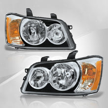 Load image into Gallery viewer, TOYOTA Highlander 2001-2003 Headlight Chrome Housing Clear Lens Amber Reflector
