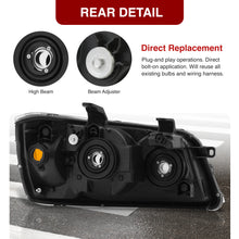 Load image into Gallery viewer, TOYOTA Highlander 2001-2003 Headlight Chrome Housing Clear Lens Clear Reflector
