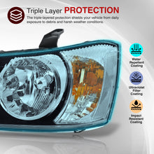 Load image into Gallery viewer, TOYOTA Highlander 2001-2003 Headlight Chrome Housing Clear Lens Clear Reflector
