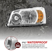 Load image into Gallery viewer, TOYOTA Highlander 04-06 Headlight Chrome Housing Clear Lens Clear Reflector
