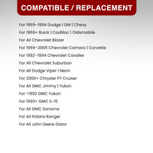 Load image into Gallery viewer, Dodge GM Chevy 1969-1994 Buick Cadillac Oldsmobile 1969+ Chevrolet Blazer All Camaro Corvette 1969-2005 Cavalier 1982-1994 All Suburban Viper Neon PT Cruiser 2000+ All Jimmy GMC Yukon 1992 S-15 1993+ Sonoma Steering Wheel Hub Adapter
