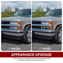 Load image into Gallery viewer, Chevrolet C10 C/K 1500 2500 3500 1988-1998 Crystal Bumper Light Black
