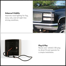 Load image into Gallery viewer, GMC C/K 1500 2500 3500 1994-2000 Sequential LED Corner Lights Black Housing Clear Lens
