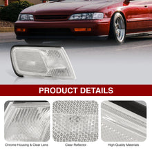 Load image into Gallery viewer, Honda Accord 1994-1997 Factory Style Corners Chrome Housing Clear Len Clear Reflector

