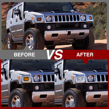Load image into Gallery viewer, Hummer H2 2003-2009 Sequential LED Turn Signal Light(Amber) LED Parking Light(White) Smoke Lens
