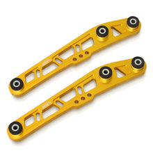 Load image into Gallery viewer, JDM Sport Acura Integra 1994-2001 / Honda Civic 1988-1995 / CRX 1988-1991 / Del Sol 1993-1997 Rear Lower Control Arms Gold with Black Bushings
