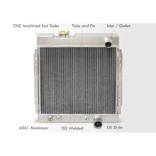 Load image into Gallery viewer, Ford Small Block SBC 289 1960-1966 / Mustang 1964-1966 / Falcon 1963-1965 / Mercury Comet 1963-1965 Manual Transmission Aluminum Radiator
