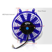 Load image into Gallery viewer, Universal 9&quot; Radiator Fan Blue
