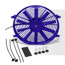 Load image into Gallery viewer, Universal 14&quot; Radiator Fan Blue
