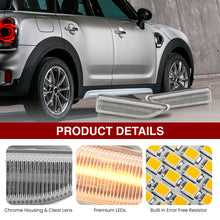 Load image into Gallery viewer, Mini Countryman F60 2017-2023 Front Amber LED Side Marker Lights Clear Len
