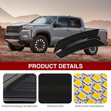 Load image into Gallery viewer, Nissan Frontier 2022-2024 Front White LED Side Marker Lights Smoked Lens
