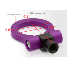 Load image into Gallery viewer, Universal Aluminum Tow Hook Ring Adapter Purple (M12x1.75 Thread)
