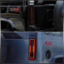 Load image into Gallery viewer, Hummer H2 2003-2009 LED Tail Lights Black Housing Smoke Len
