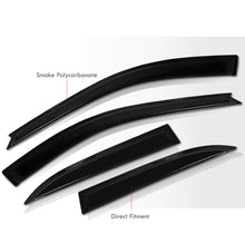 Load image into Gallery viewer, Honda Civic 1992-1995 4 Door Tape On Window Visors
