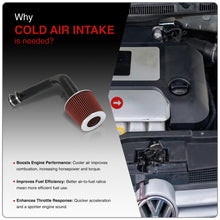 Load image into Gallery viewer, Volkswagen Golf 1998-2002 / Jetta 1998-2004 VR6 Cold Air Intake Black
