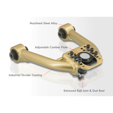 Load image into Gallery viewer, Honda Civic 1996-2000 Front Upper Tubular Control Arms Camber Kit Gold
