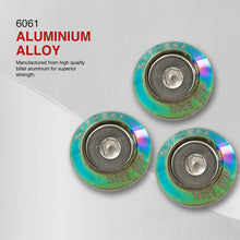 Load image into Gallery viewer, Uinversal 5 Piece Jdm Neo Chrome Billet Aluminum Engine Bay Dress Up Kit M6 x 20mm Fender Washer
