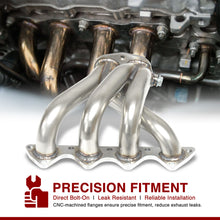 Load image into Gallery viewer, Acura Integra RS LS GS 1990-1991 4-2-1 Stainless Steel Exhaust Header (2-Piece)
