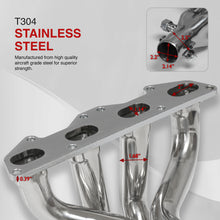 Load image into Gallery viewer, Mitsubishi Eclipse Non Turbo 1995-1999 / Dodge Avenger 1995-1999 / Eagle Talon 2.0L 1995-1999 Stainless Steel Exhaust Header
