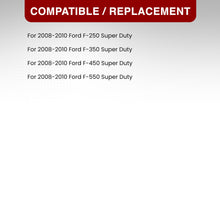 Load image into Gallery viewer, Ford F250 F350 F450 F550 Super Duty 2008-2010 Factory Style Headlights Black Housing Clear Len Clear Reflector
