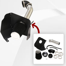 Load image into Gallery viewer, Chevrolet Silverado 1500 2007-2008 / Avalanche 2007-2008 / Suburban 2500 2007-2008 / Tahoe 2007-2008 / Cadillac Escalade 2007-2008 / GMC Sierra 1500 2007-2008 / Yukon XL 2007-2008 4.8L 5.3L 6.0L V8 Cold Air Intake Polished + Heat Shield
