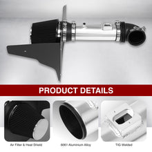Load image into Gallery viewer, Chevrolet Camaro 3.6L V6 2010-2011 Cold Air Intake Polished + Heat Shield
