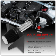 Load image into Gallery viewer, Chevrolet Camaro 3.6L V6 2010-2011 Cold Air Intake Polished + Heat Shield
