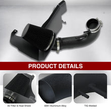Load image into Gallery viewer, Ford Mustang 5.0L V8 2011-2014 Cold Air Intake Black + Heat Shield
