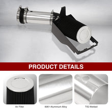 Load image into Gallery viewer, Ford F250 F350 F450 F550 Super Duty 1999-2003 / Excursuion 1999-2003 7.3L V8 Cold Air Intake Polished + Heat Shield
