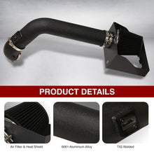 Load image into Gallery viewer, Ford F150 2009-2014 / Expedition 2007-2014 / Lincoln Navigator 2007-2014 5.4L V8 Cold Air Intake Black + Heat Shield
