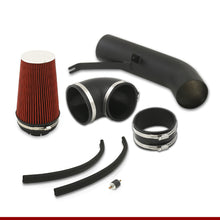 Load image into Gallery viewer, Chevrolet Silverado 1999-2006 / Avalanche 2002-2006 / Suburban 1500 2500 2000-2006 / Tahoe 2000-2006 / Cadillac Escalade 2002-2006 / GMC Sierra 1999-2006 / Yukon 2000-2006 / Yukon XL 2000-2006 4.8L 5.3L 6.0L V8 Cold Air Intake Black + Heat Shield
