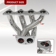 Load image into Gallery viewer, Acura Integra RS LS GS 1994-2001 4-2-1 Stainless Steel Exhaust Header (2-Piece)
