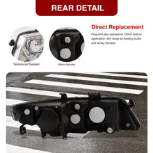 Load image into Gallery viewer, Acura TSX 2004-2008 Factory Style Headlights Chrome Housing Clear Len Amber Reflector

