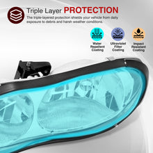 Load image into Gallery viewer, Chevrolet Camaro 1998-2002 Factory Style Headlights Chrome Housing Clear Len Chrome Reflector
