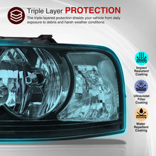 Load image into Gallery viewer, Ford Expedition 2003-2006 Factory Style Headlights Black Housing Clear Len Clear Reflector
