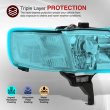 Load image into Gallery viewer, Honda Accord 1994-1997 Factory Style Headlights + Corners Chrome Housing Clear Len Clear Reflector
