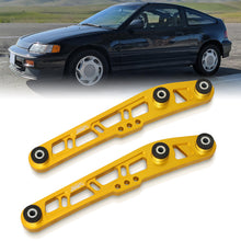 Load image into Gallery viewer, JDM Sport Acura Integra 1994-2001 / Honda Civic 1988-1995 / CRX 1988-1991 / Del Sol 1993-1997 Rear Lower Control Arms Gold with Black Bushings
