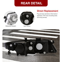 Load image into Gallery viewer, Acura TSX 2004-2008 Factory Style Headlights Chrome Housing Clear Len Clear Reflector
